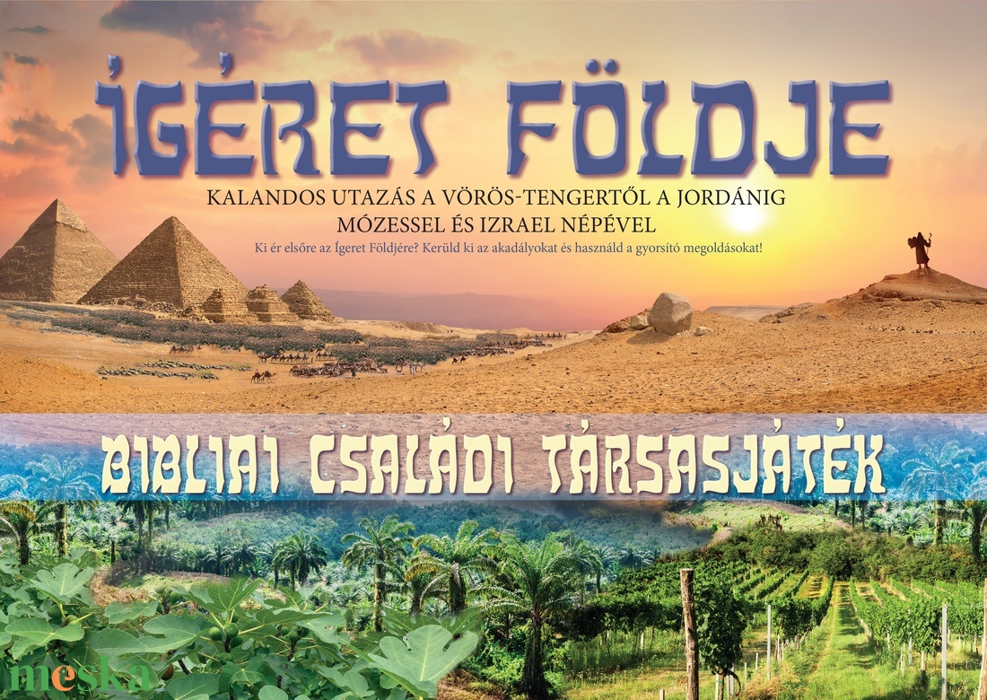 Ígéret Földje családi társasjáték - játék & sport - táblajáték és kártyajáték - társasjátékok - Meska.hu