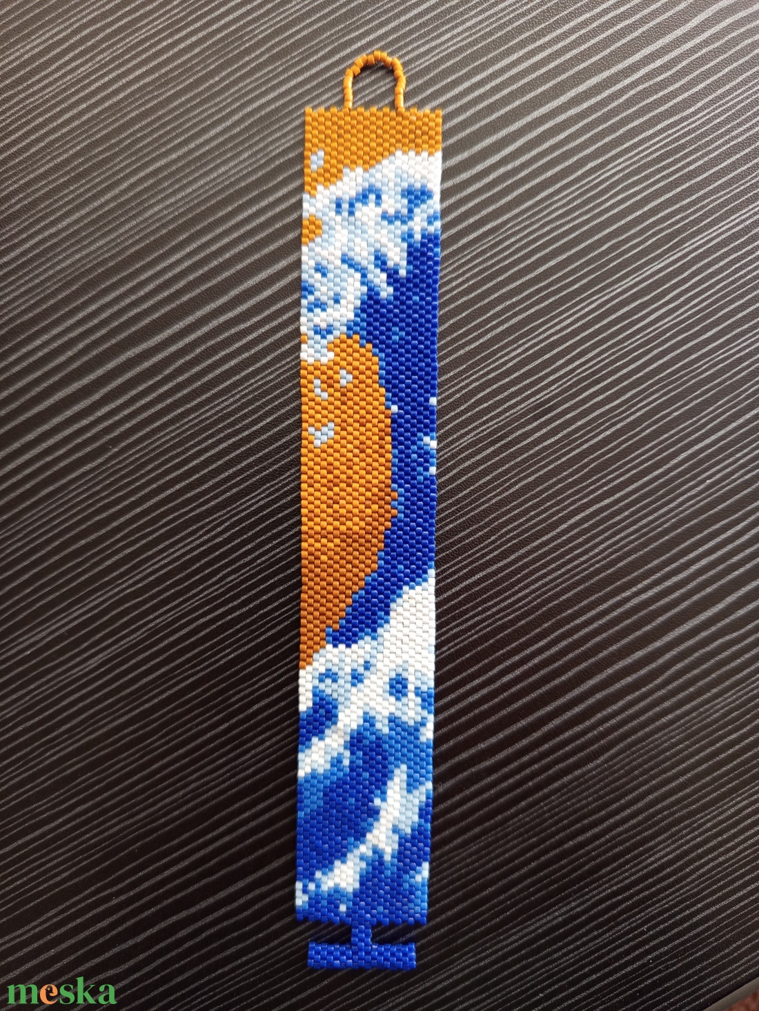 Tenger mintás karkötő - ékszer - karkötő - gyöngyös karkötő - Meska.hu