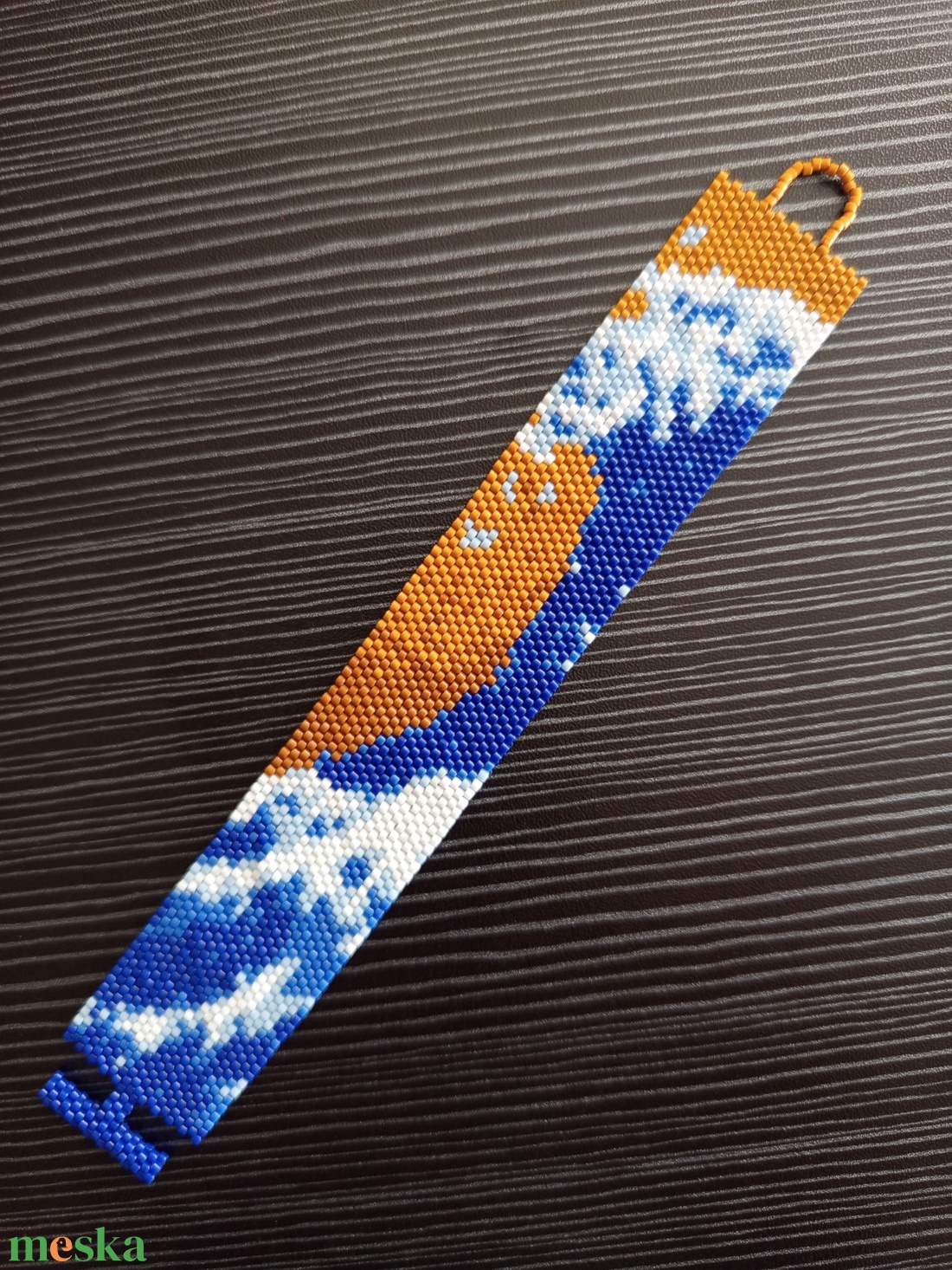 Tenger mintás karkötő - ékszer - karkötő - gyöngyös karkötő - Meska.hu