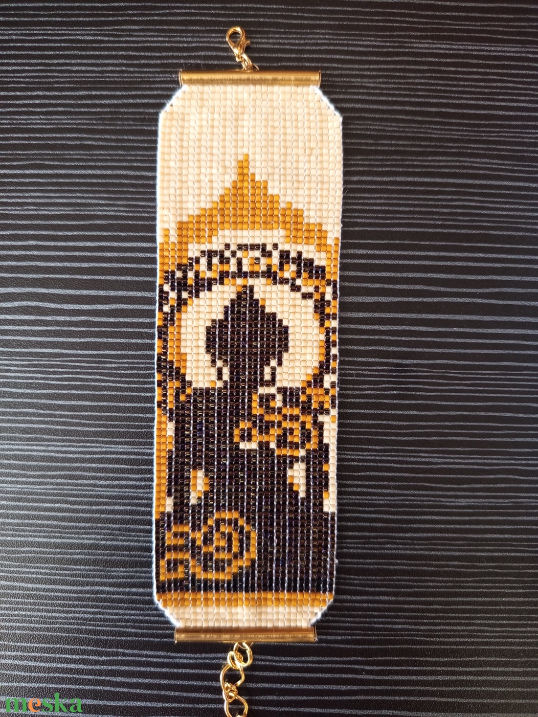 Ülő buddha karkötő - ékszer - karkötő - gyöngyös karkötő - Meska.hu