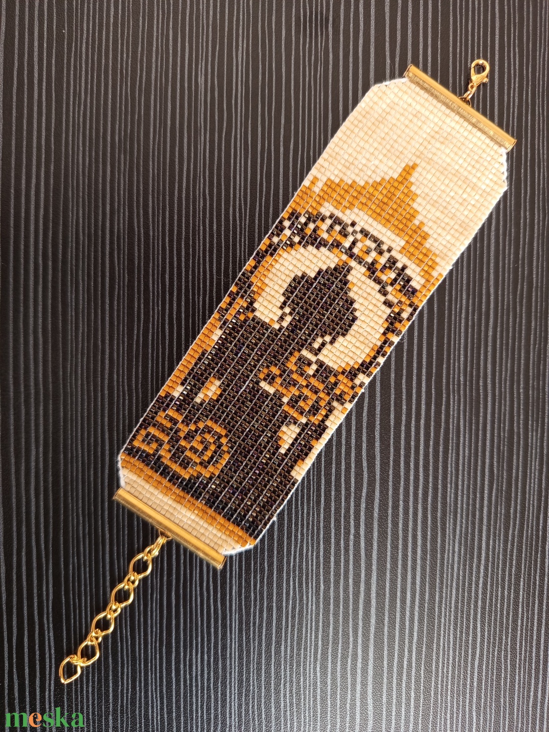 Ülő buddha karkötő - ékszer - karkötő - gyöngyös karkötő - Meska.hu