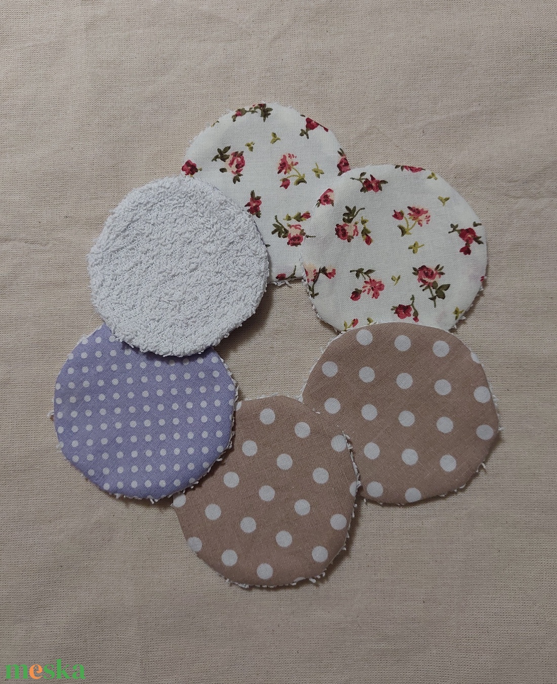 Arctisztító, sminklemosó korong szett  - szépségápolás - arcápolás - arctisztító korong - Meska.hu