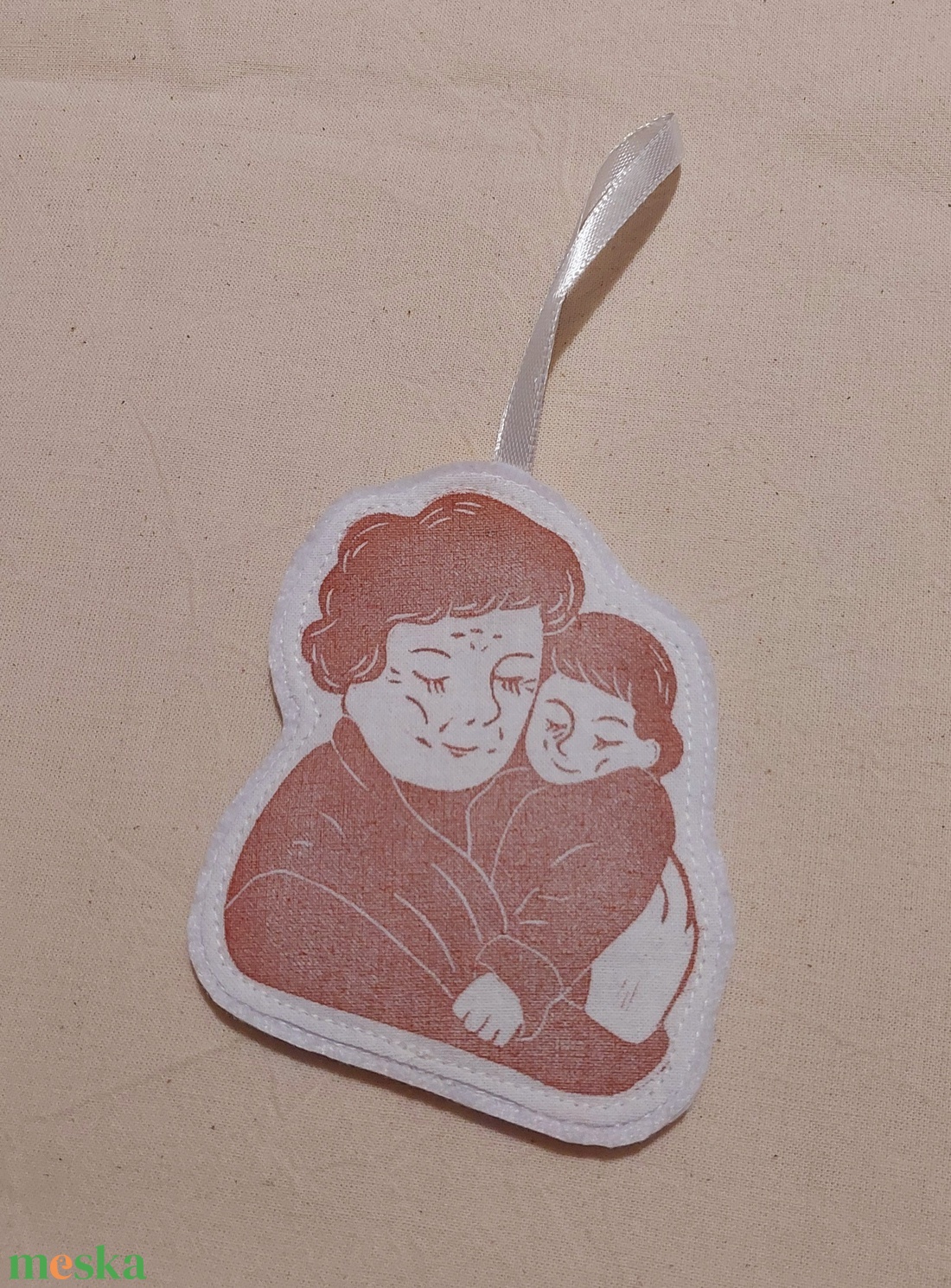 Dédivel filc dísz, dekoráció, ajtódísz - otthon & életmód - dekoráció - ajtó- és ablak dekoráció - ajtódísz & kopogtató - Meska.hu