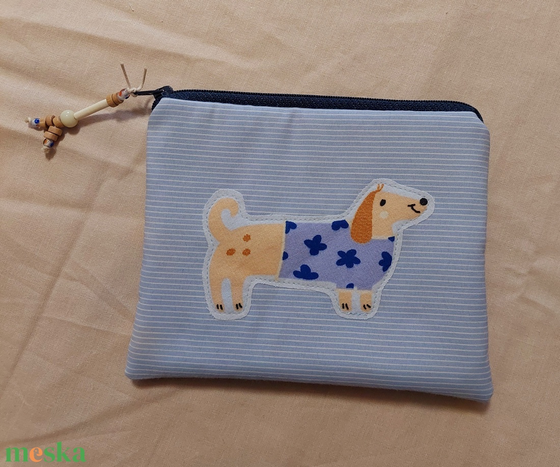 Kutyás, tacskós patchwork neszesszer  - táska & tok - neszesszer - Meska.hu