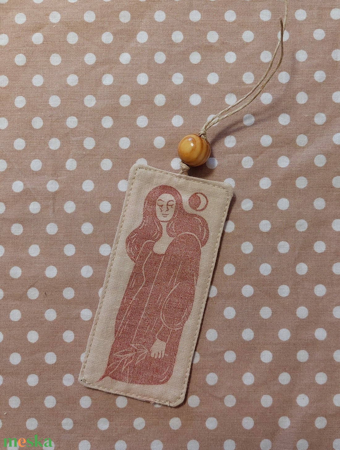 Textil nőcis könyvjelző - könyv & zene - könyvjelző - Meska.hu