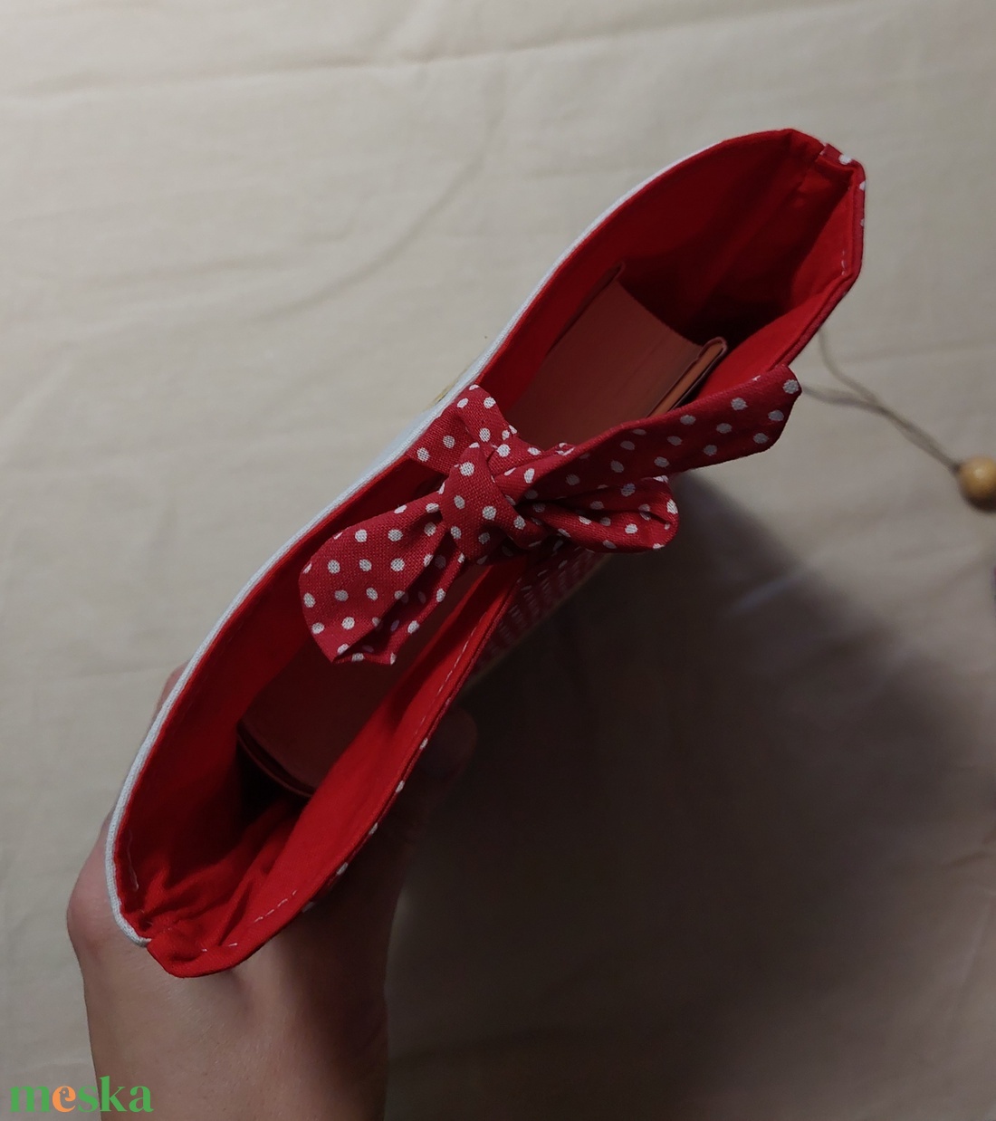 Kutyás, tacskós patchwork neszesszer és könyvtok  - táska & tok - neszesszer - Meska.hu