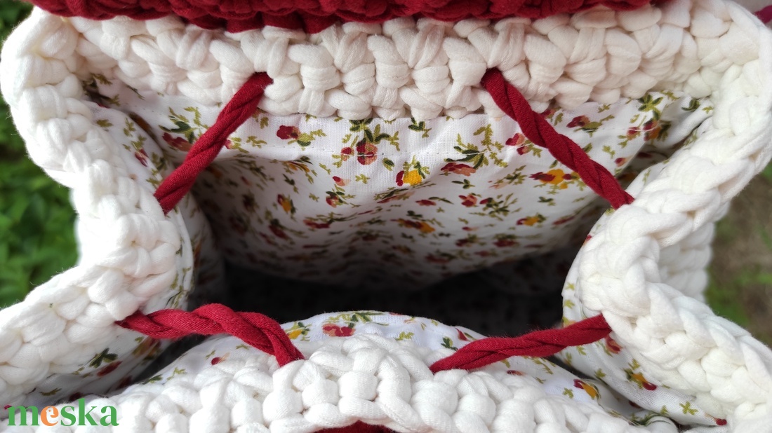 Horgolt hátizsák  - táska & tok - hátizsák - hátizsák - Meska.hu