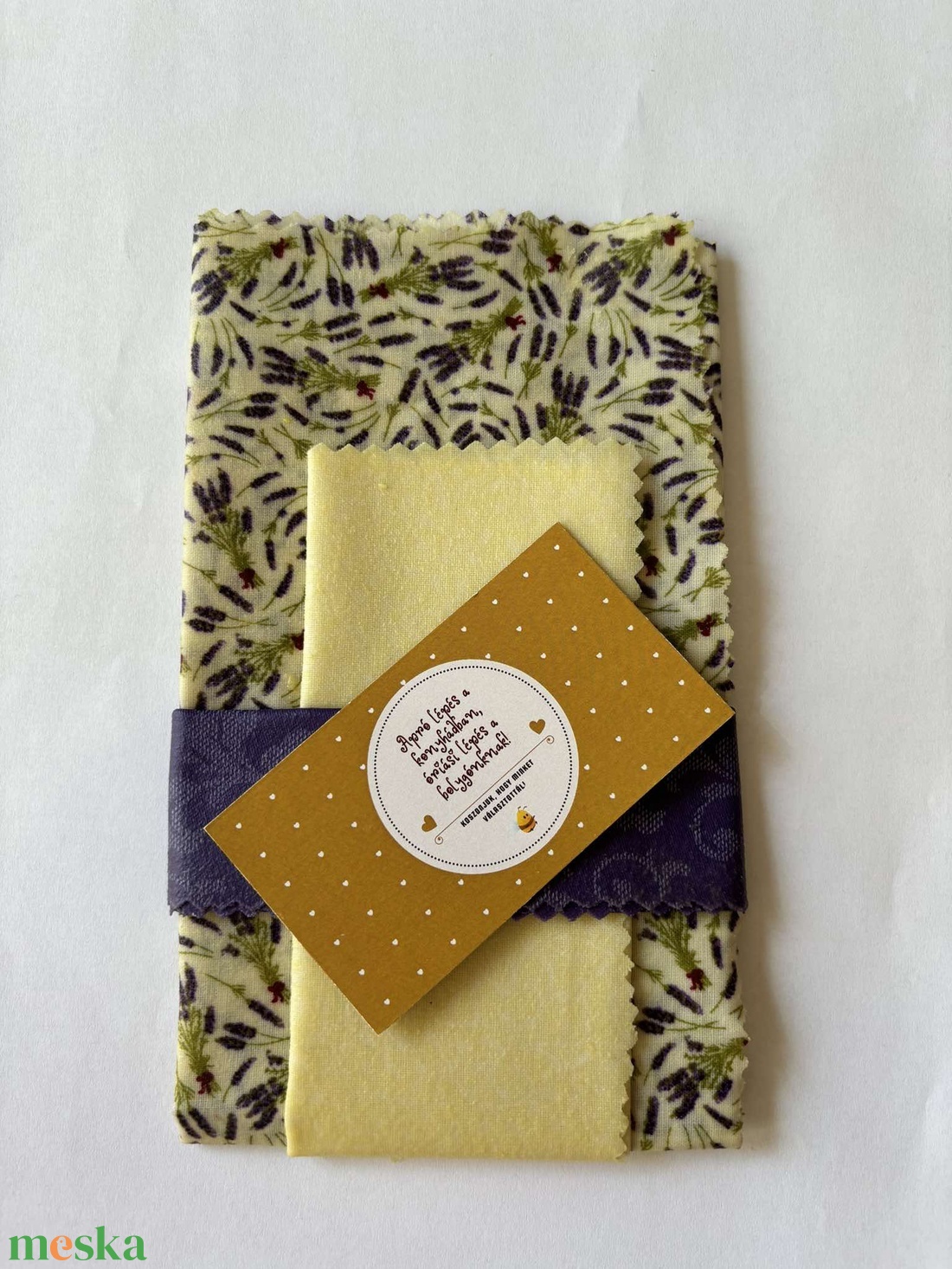 Lilanyugalom Méhviasz kendő - otthon & életmód - konyhafelszerelés, tálalás - konyhai textil - szalvéta - Meska.hu Lilanyugalom Méhviasz kendő - otthon & életmód - konyhafelszerelés, tálalás - konyhai textil - szalvéta - Meska.hu