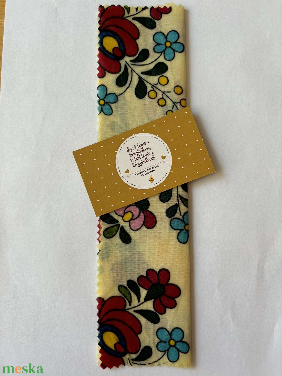 M-es Kalocsai mintás Méhviasz kendő - otthon & életmód - konyhafelszerelés, tálalás - konyhai textil - szalvéta - Meska.hu M-es Kalocsai mintás Méhviasz kendő - otthon & életmód - konyhafelszerelés, tálalás - konyhai textil - szalvéta - Meska.hu