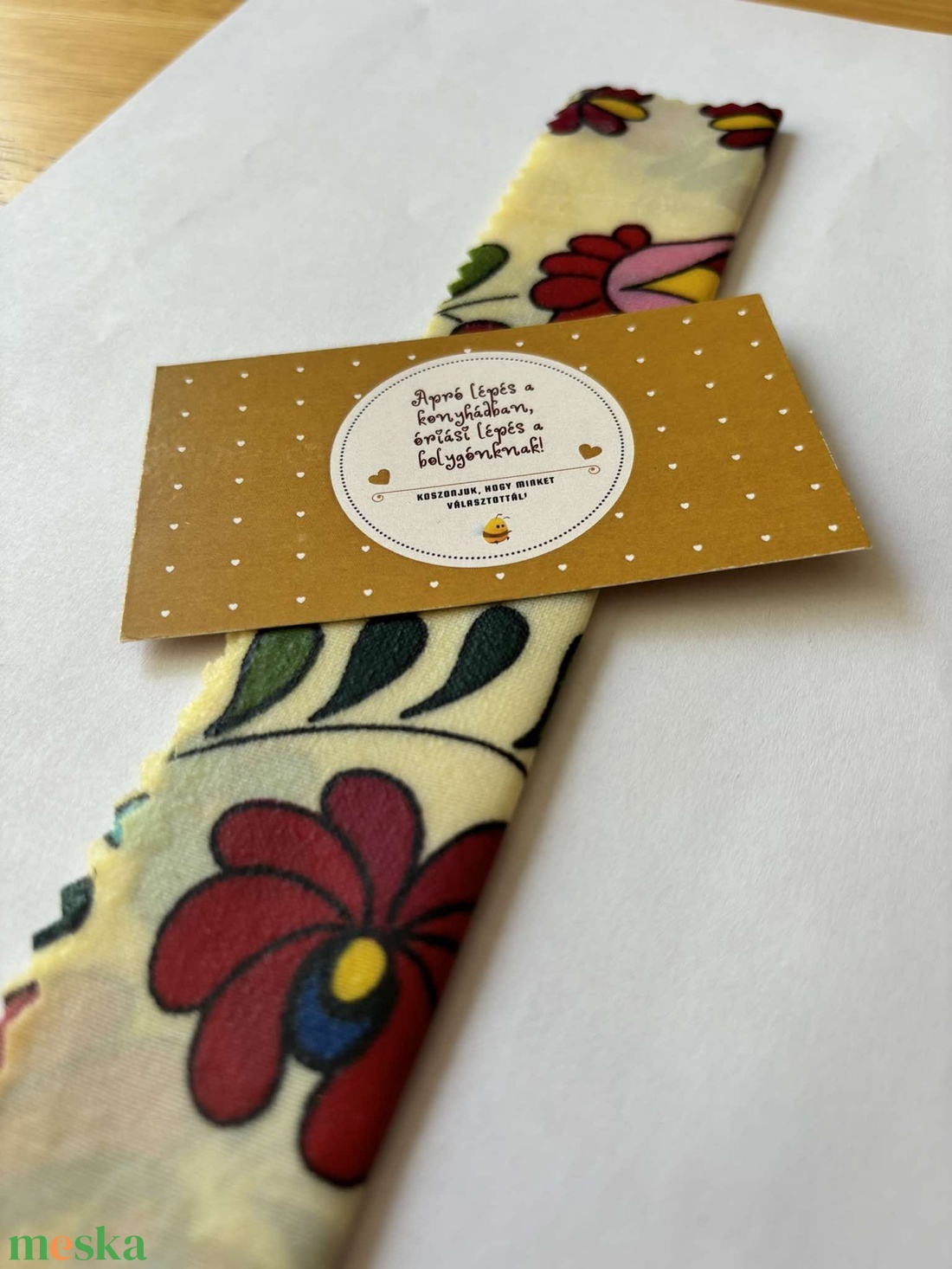 S-es Kalocsai mintás Méhviasz kendő - otthon & életmód - konyhafelszerelés, tálalás - konyhai textil - szalvéta - Meska.hu S-es Kalocsai mintás Méhviasz kendő - otthon & életmód - konyhafelszerelés, tálalás - konyhai textil - szalvéta - Meska.hu
