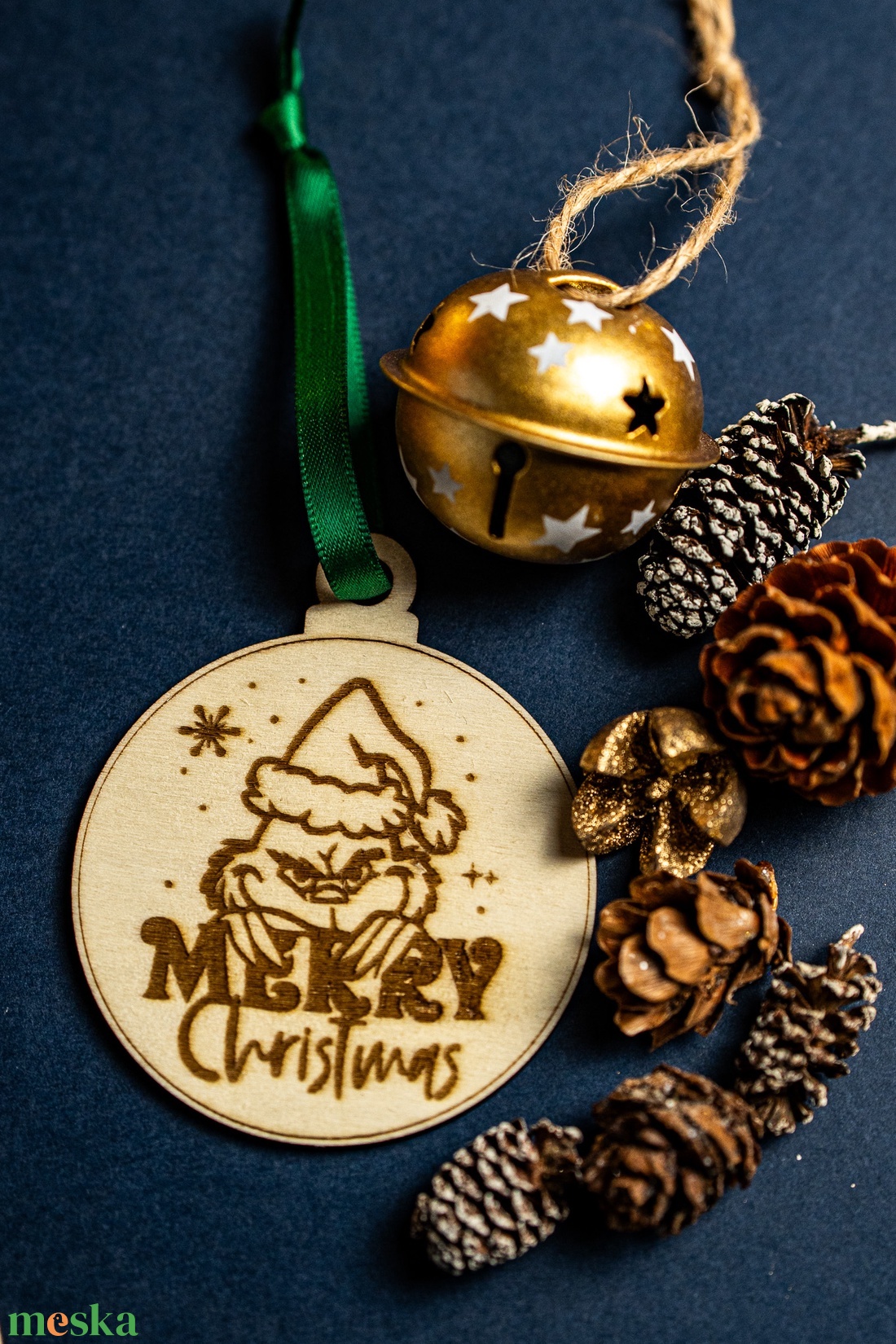 Grincs karácsonyfadísz - karácsony - karácsonyi lakásdekoráció - karácsonyfadíszek - Meska.hu