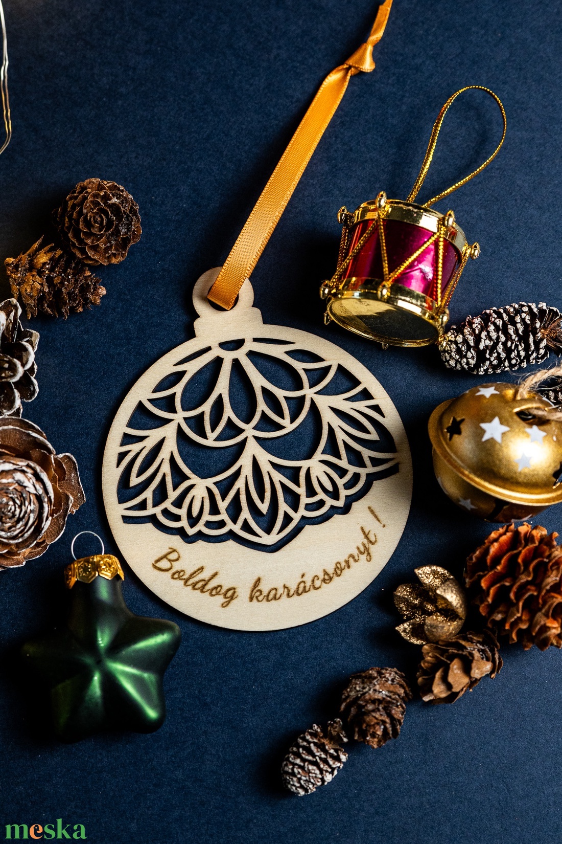 Egyedi feliratozható karácsonyfadísz - karácsony - karácsonyi lakásdekoráció - karácsonyfadíszek - Meska.hu