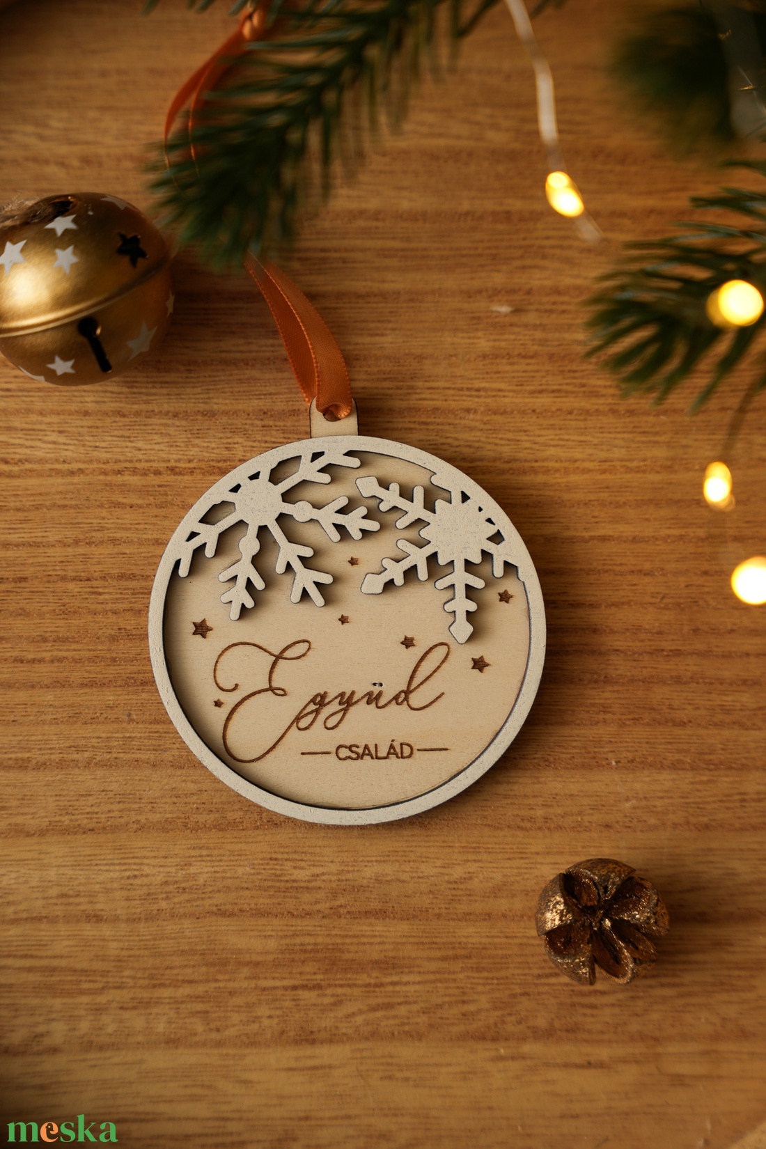 Egyedi felirattal kérhető karácsonyfadísz - karácsony - karácsonyi lakásdekoráció - karácsonyfadíszek - Meska.hu