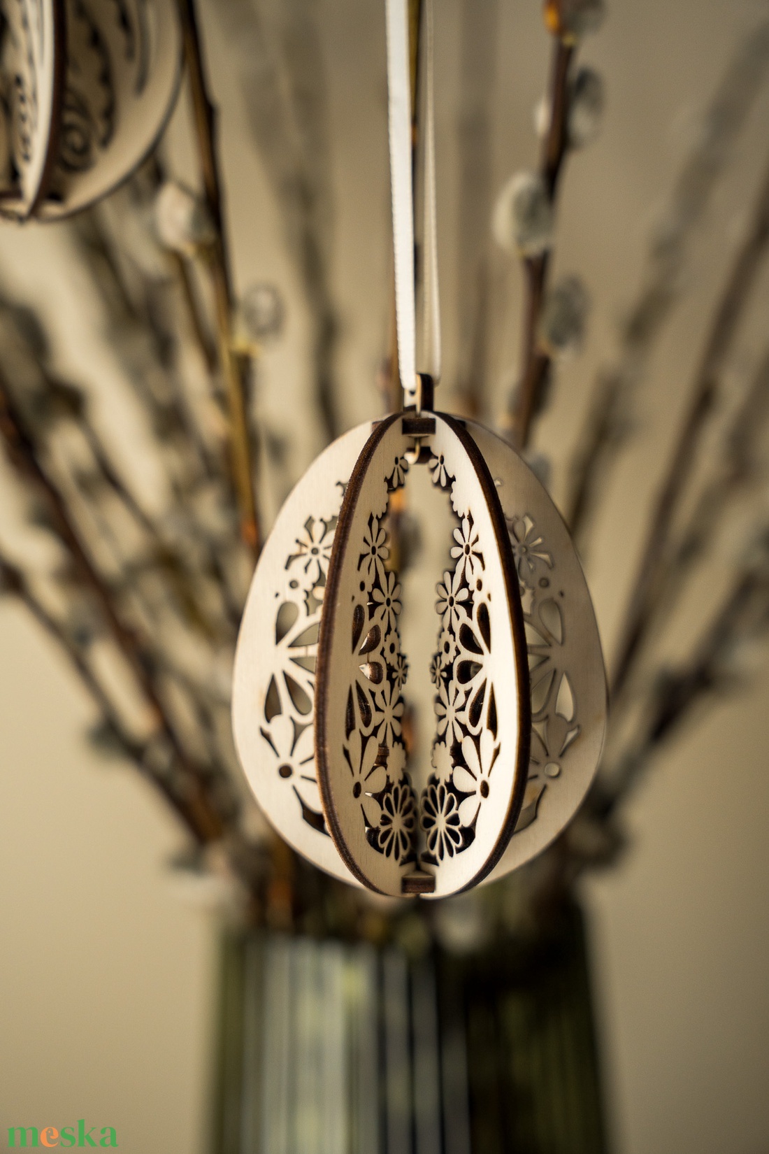 Virágos fa tojás (egyedi megrendelés) 6 db - ünnepi díszek, dekorációk - húsvéti díszek és dekorációk - húsvéti tojásfadíszek - Meska.hu