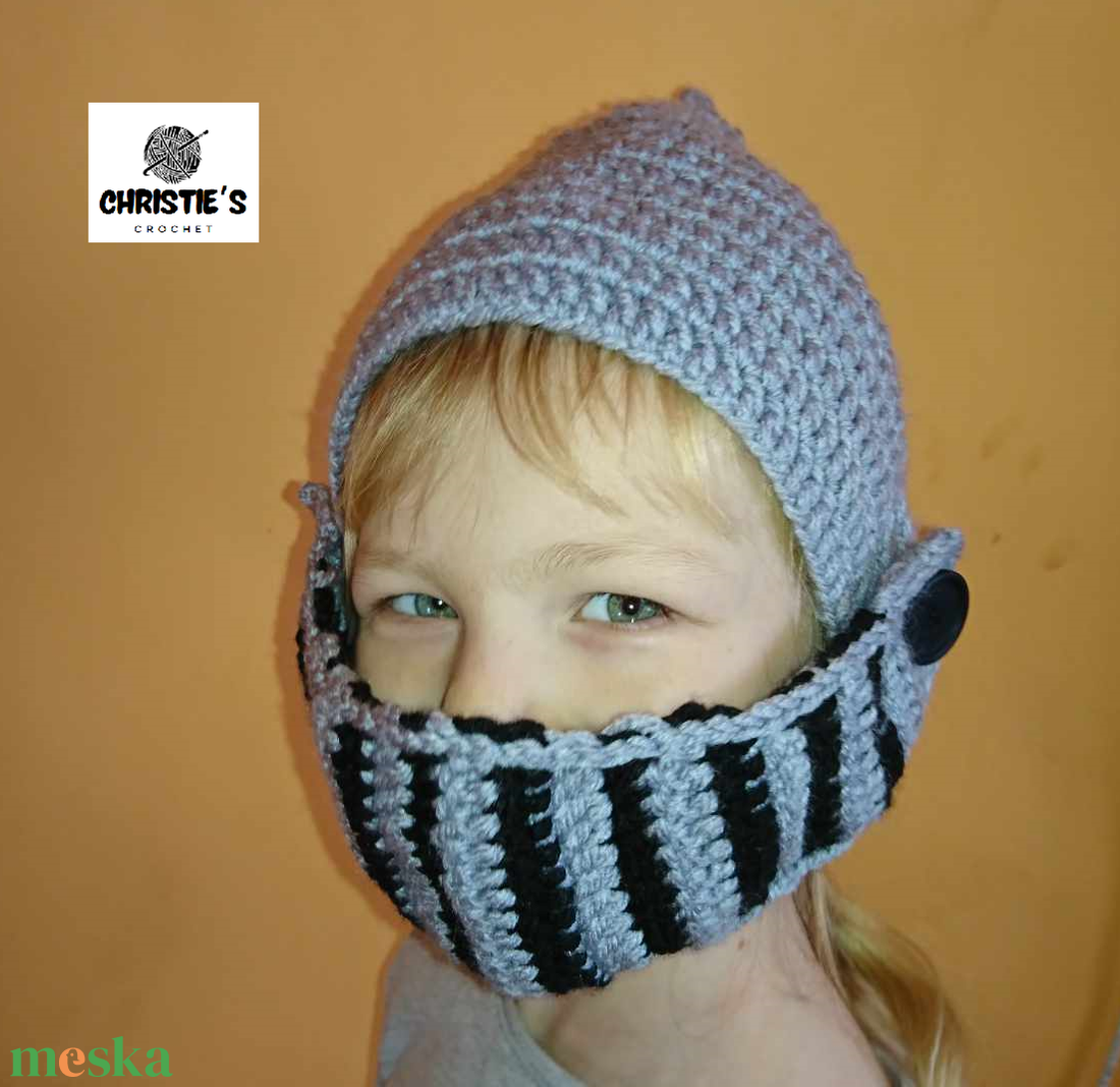 Gyerek lovagi sisak  - ruha & divat - sál, sapka, kendő - kalap - Meska.hu