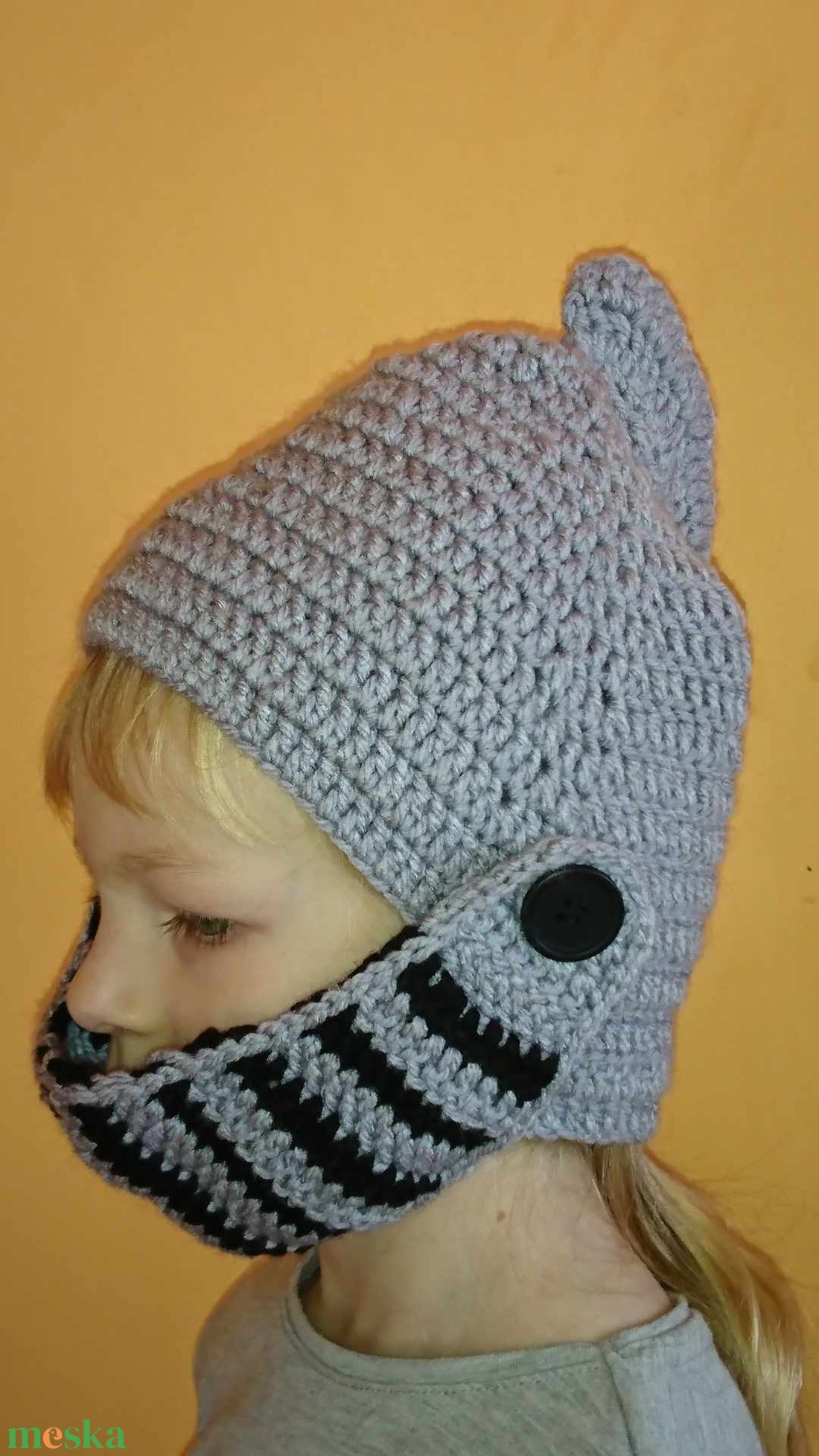 Gyerek lovagi sisak  - ruha & divat - sál, sapka, kendő - kalap - Meska.hu