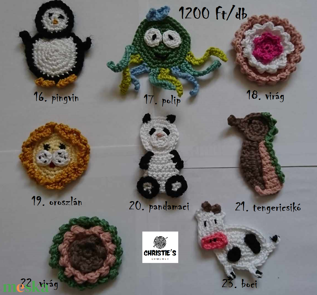 Horgolt kitűzők - ékszer - kitűző és bross - kitűző - Meska.hu Horgolt kitűzők - ékszer - kitűző és bross - kitűző - Meska.hu