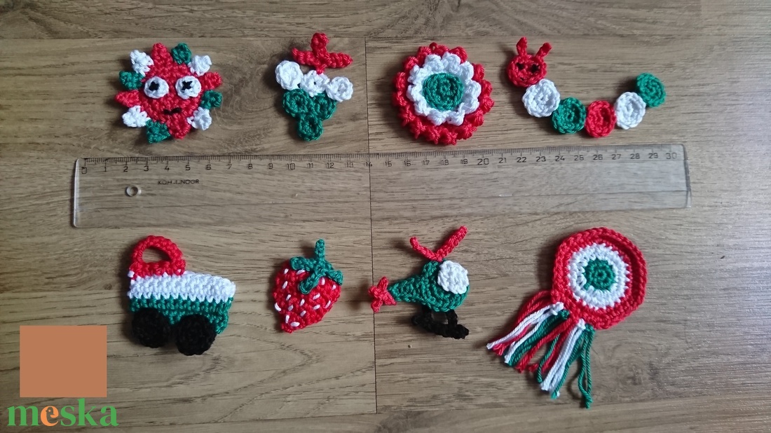 Kokárda gyerekeknek - ékszer - kitűző és bross - Meska.hu