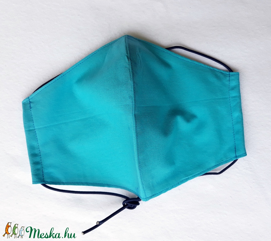 Türkizkék szájmaszk, textil szájmaszk, többször használható szájmaszk - - Meska.hu Türkizkék szájmaszk, textil szájmaszk, többször használható szájmaszk - - Meska.hu