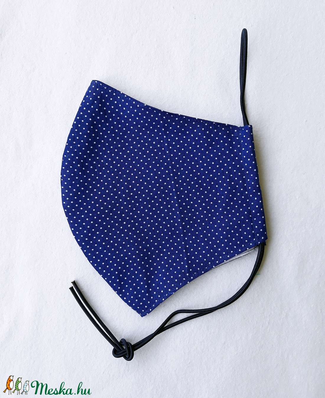 Kék alapon fehér pöttyös szájmaszk, textil szájmaszk, többször használható szájmaszk - - Meska.hu Kék alapon fehér pöttyös szájmaszk, textil szájmaszk, többször használható szájmaszk - - Meska.hu