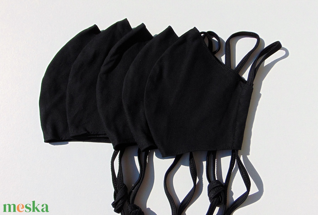 5 db/cs Fekete szájmaszk (16 cm) / textil szájmaszk, többször használható szájmaszk - férfi & uniszex - férfi & uniszex - Meska.hu 5 db/cs Fekete szájmaszk (16 cm) / textil szájmaszk, többször használható szájmaszk - férfi & uniszex - férfi & uniszex - Meska.hu