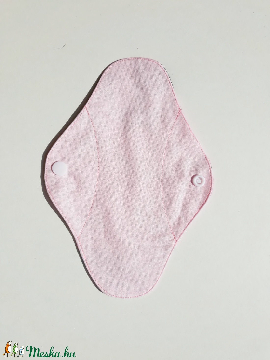 Tisztasági betét- rózsaszín cica mintával / mosható textil betét - szépségápolás - intim higiénia - tisztasági betét - Meska.hu