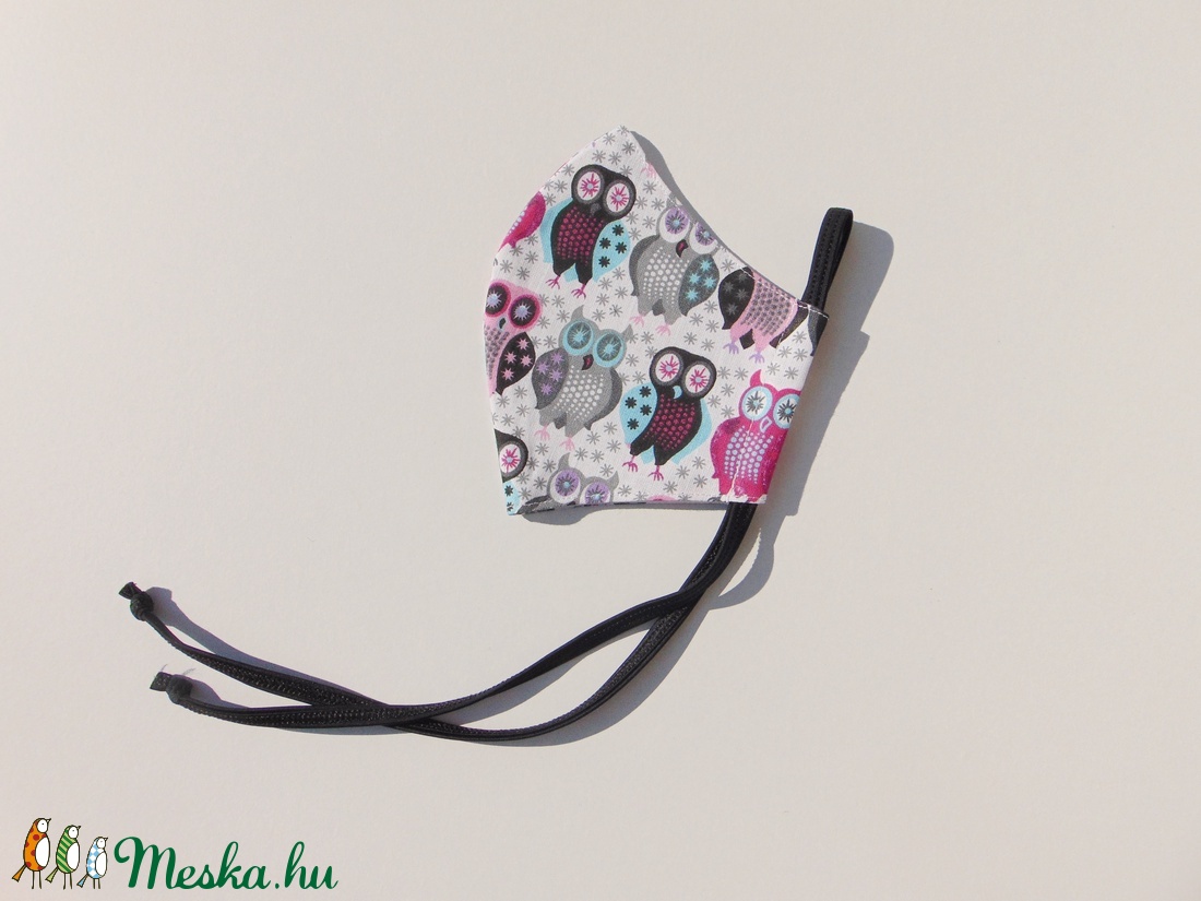 Gyermek- maszk / Fehér alapon színes bagoly mintás szájmaszk, textil szájmaszk, többször használható szájmaszk - gyerek - gyerek - Meska.hu Gyermek- maszk / Fehér alapon színes bagoly mintás szájmaszk, textil szájmaszk, többször használható szájmaszk - gyerek - gyerek - Meska.hu