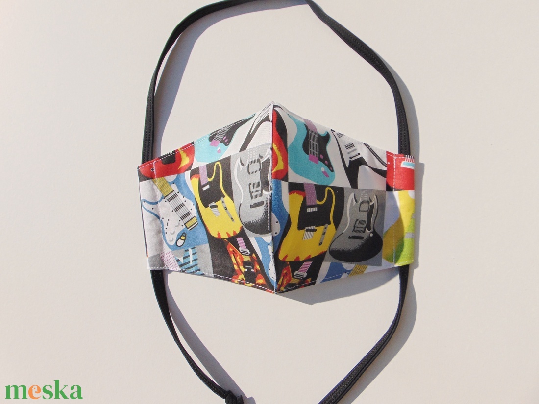 Gyermek- maszk / színes gitár mintás szájmaszk, textil szájmaszk, többször használható szájmaszk - gyerek - gyerek - Meska.hu Gyermek- maszk / színes gitár mintás szájmaszk, textil szájmaszk, többször használható szájmaszk - gyerek - gyerek - Meska.hu