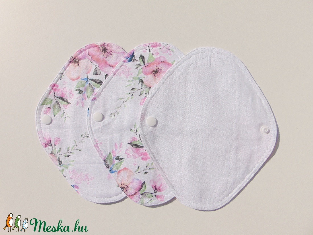 Tisztasági betét- rózsaszín virág mintás ( 3 db/ cs )/ mosható textil betét - szépségápolás - intim higiénia - tisztasági betét - Meska.hu Tisztasági betét- rózsaszín virág mintás ( 3 db/ cs )/ mosható textil betét - szépségápolás - intim higiénia - tisztasági betét - Meska.hu