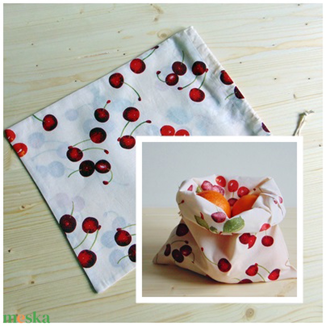 Textil zsák / cseresznye mintás - táska & tok - bevásárlás & shopper táska - zöldség/gyümölcs zsák - Meska.hu Textil zsák / cseresznye mintás - táska & tok - bevásárlás & shopper táska - zöldség/gyümölcs zsák - Meska.hu