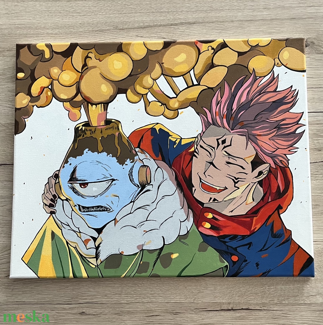 Jujutsu Kaisen - művészet - festmény - akril - Meska.hu