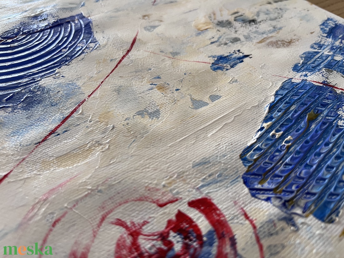 Maszkulin absztrakt festmény - művészet - festmény - akril - Meska.hu