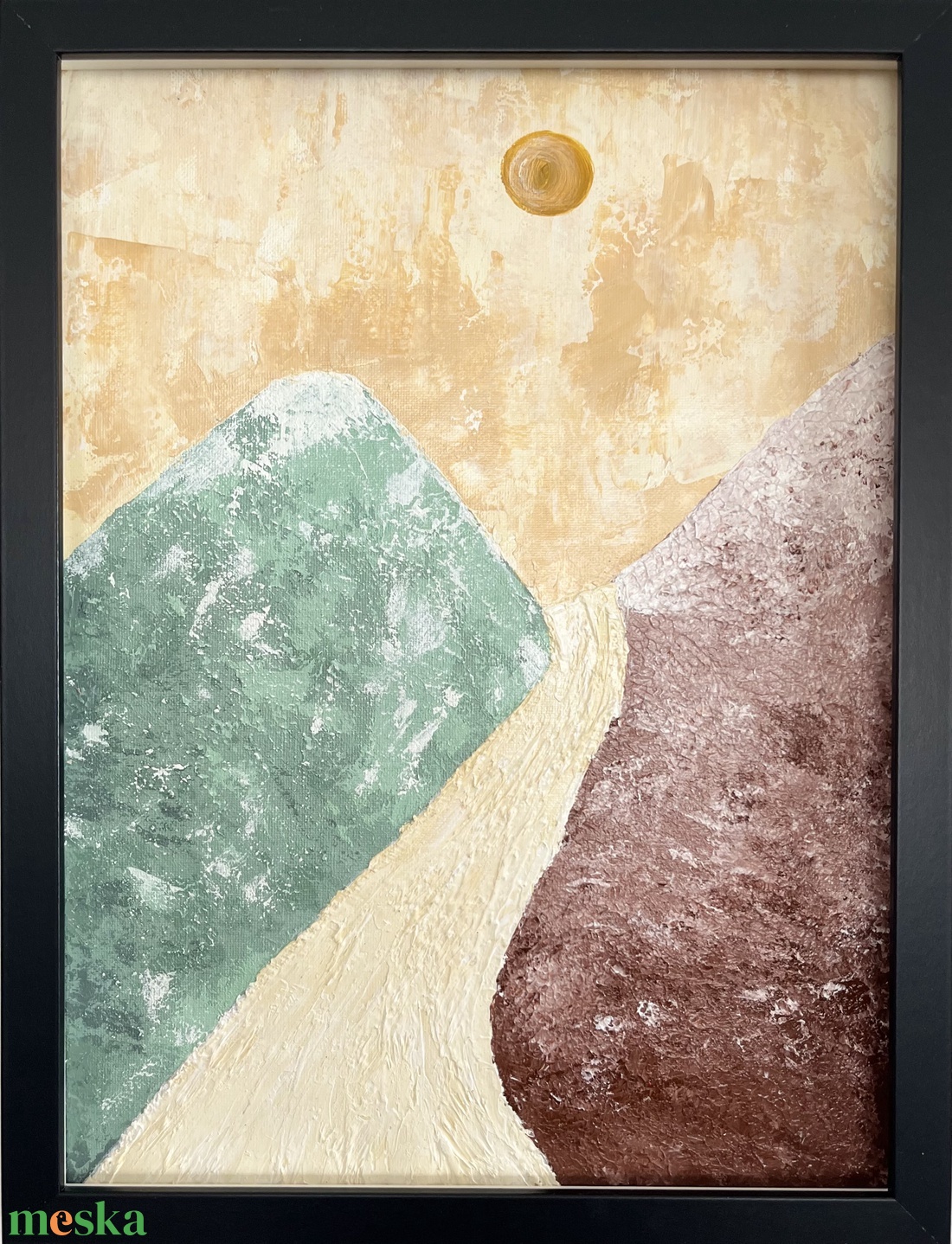 Két világ - művészet - festmény - akril - Meska.hu