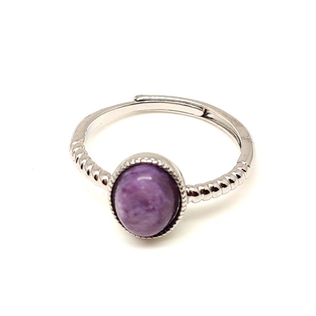 Csaroit ovál köves állítható gyűrű 10x8mm Csara Kincse - ékszer - gyűrű - Meska.hu