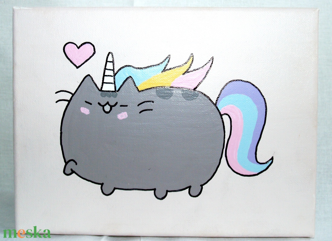 Dekorációs kép-pusheen cat - otthon & életmód - dekoráció - fali és függő dekoráció - falra akasztható dekor - Meska.hu Dekorációs kép-pusheen cat - otthon & életmód - dekoráció - fali és függő dekoráció - falra akasztható dekor - Meska.hu