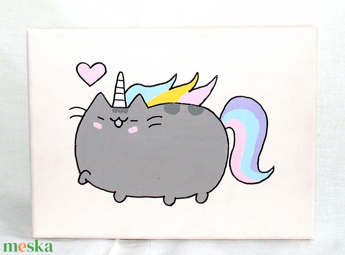 Dekorációs kép-pusheen cat - otthon & életmód - dekoráció - fali és függő dekoráció - falra akasztható dekor - Meska.hu Dekorációs kép-pusheen cat - otthon & életmód - dekoráció - fali és függő dekoráció - falra akasztható dekor - Meska.hu