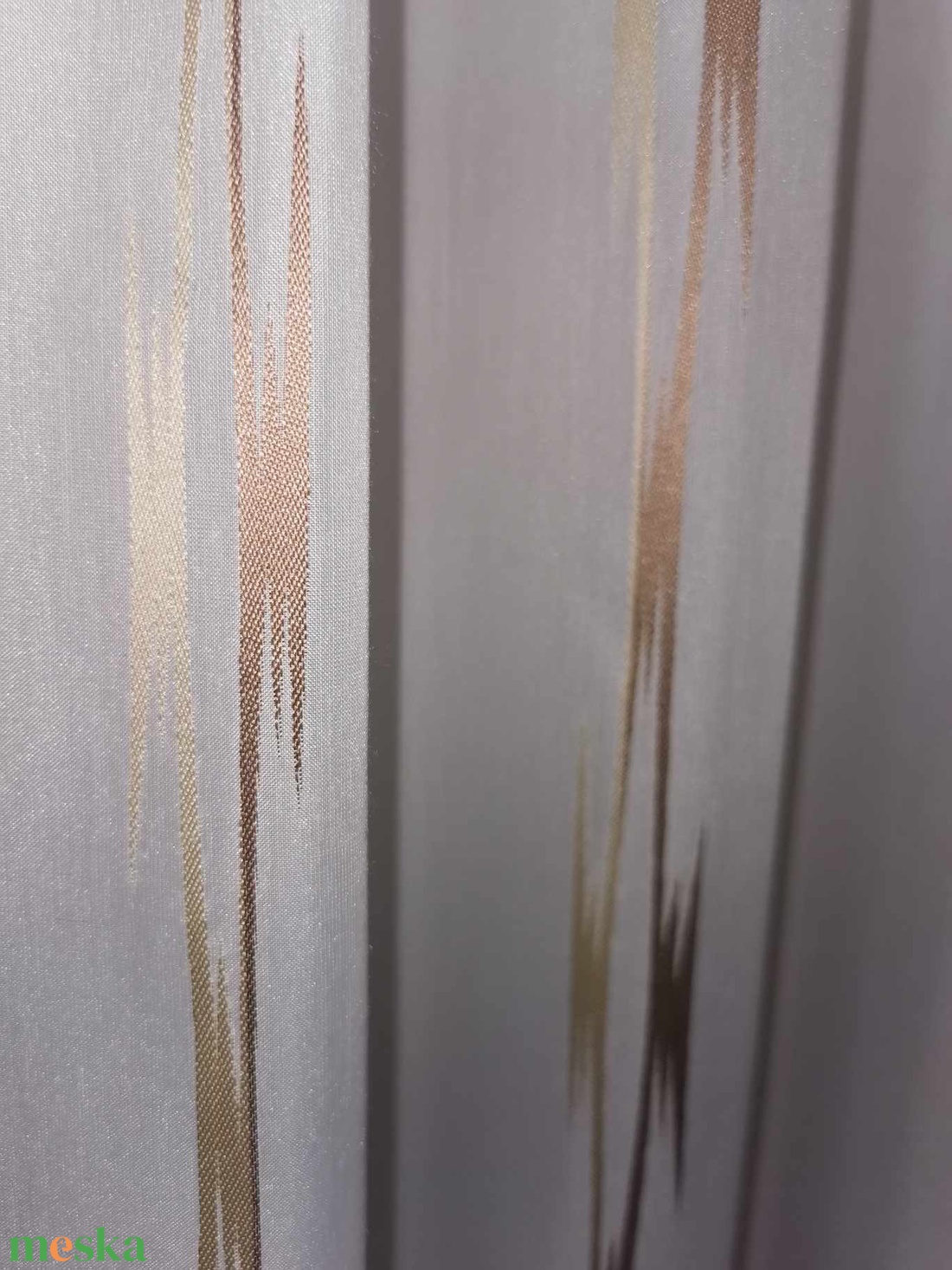 Nyírt mintás (shearly) függöny karamell taft sötétítővel egyben készre varrva 3,5m széles - otthon & életmód - lakástextil - függöny és kiegészítő - függöny - Meska.hu