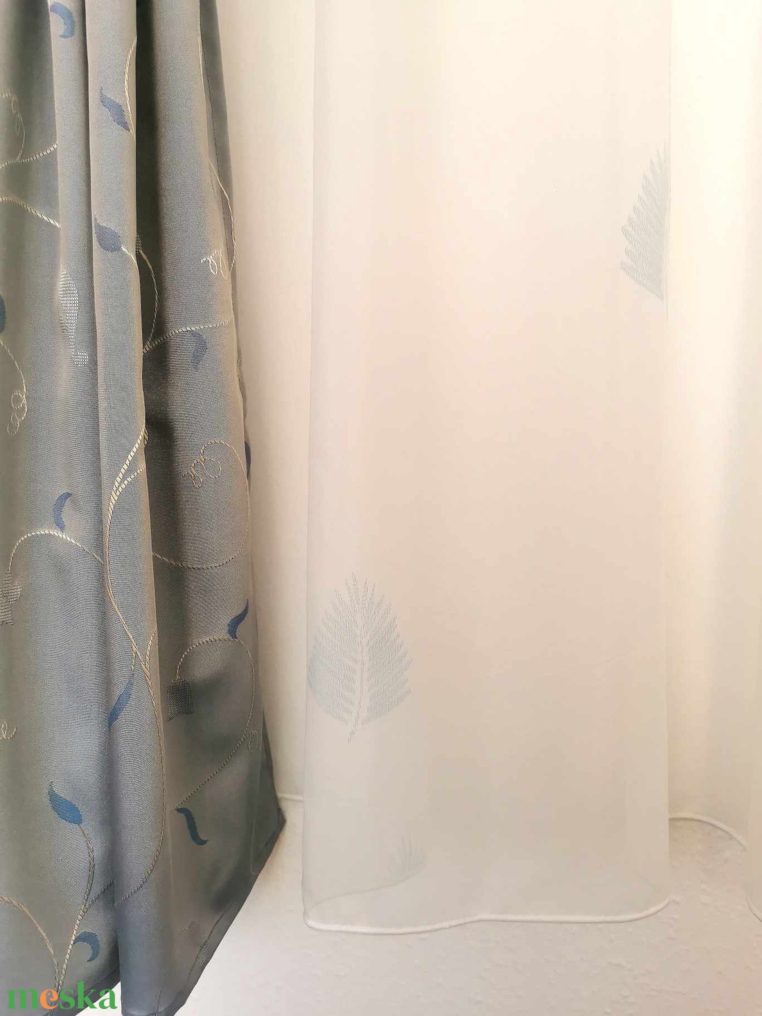 ÚJ függöny garnitúra klasszikus stílus, hímzett függöny+brokát sötétítő - otthon & életmód - lakástextil - függöny és kiegészítő - függöny - Meska.hu