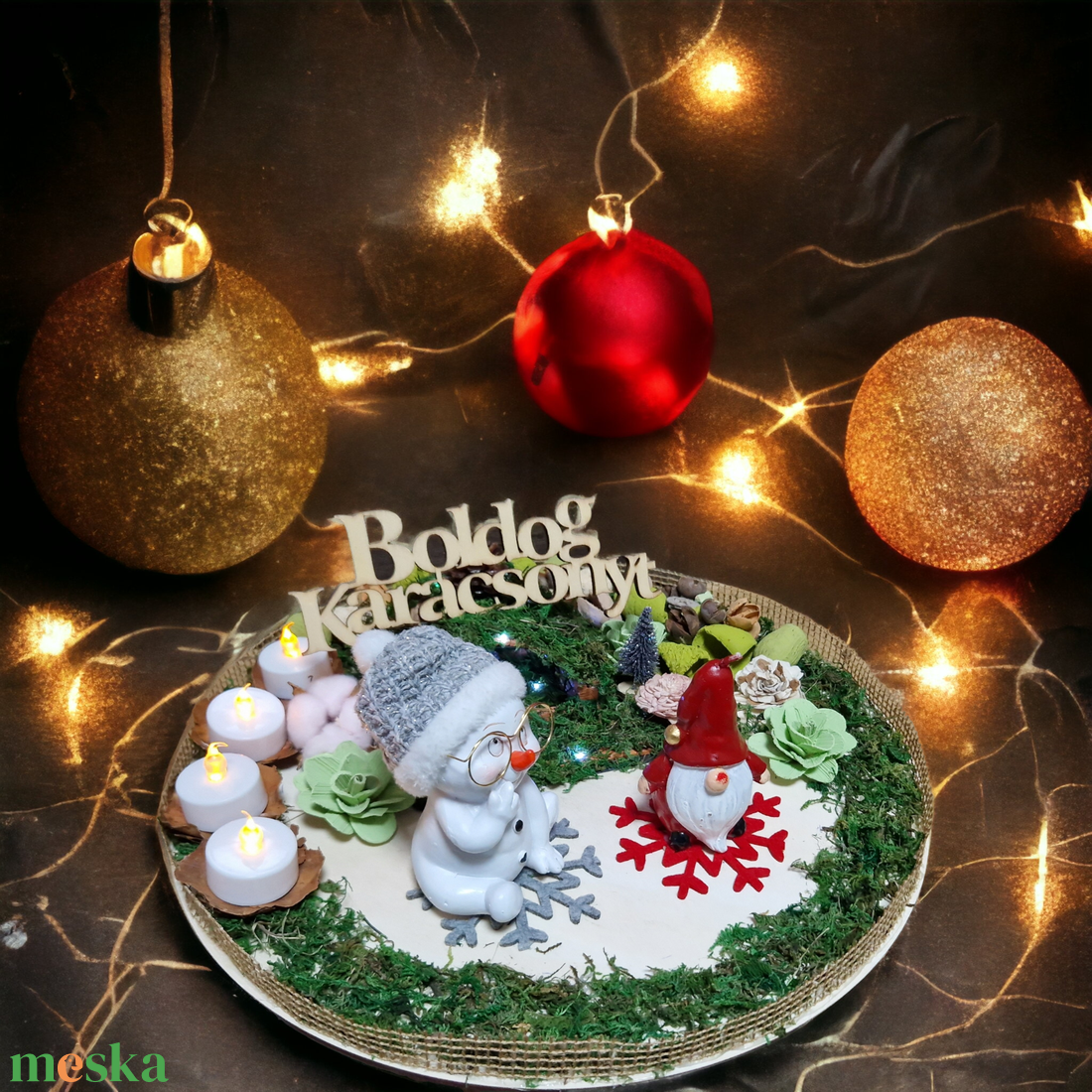 Adventi asztal dekoráció - karácsony - adventi díszek - adventi asztaldísz - Meska.hu Adventi asztal dekoráció - karácsony - adventi díszek - adventi asztaldísz - Meska.hu