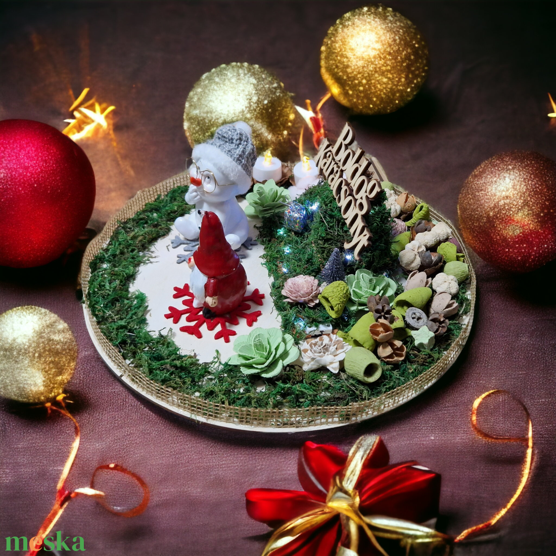 Adventi asztal dekoráció - karácsony - adventi díszek - adventi asztaldísz - Meska.hu Adventi asztal dekoráció - karácsony - adventi díszek - adventi asztaldísz - Meska.hu