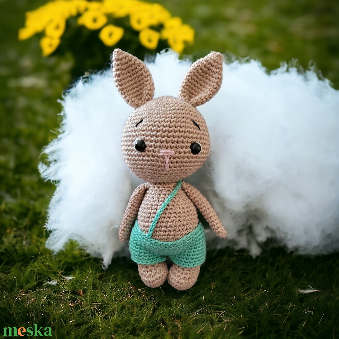 Pocakos Nyuszi 20cm magas amigurumi horgolt - játék & sport - plüssállat & játékfigura - nyuszi - Meska.hu Pocakos Nyuszi 20cm magas amigurumi horgolt - játék & sport - plüssállat & játékfigura - nyuszi - Meska.hu