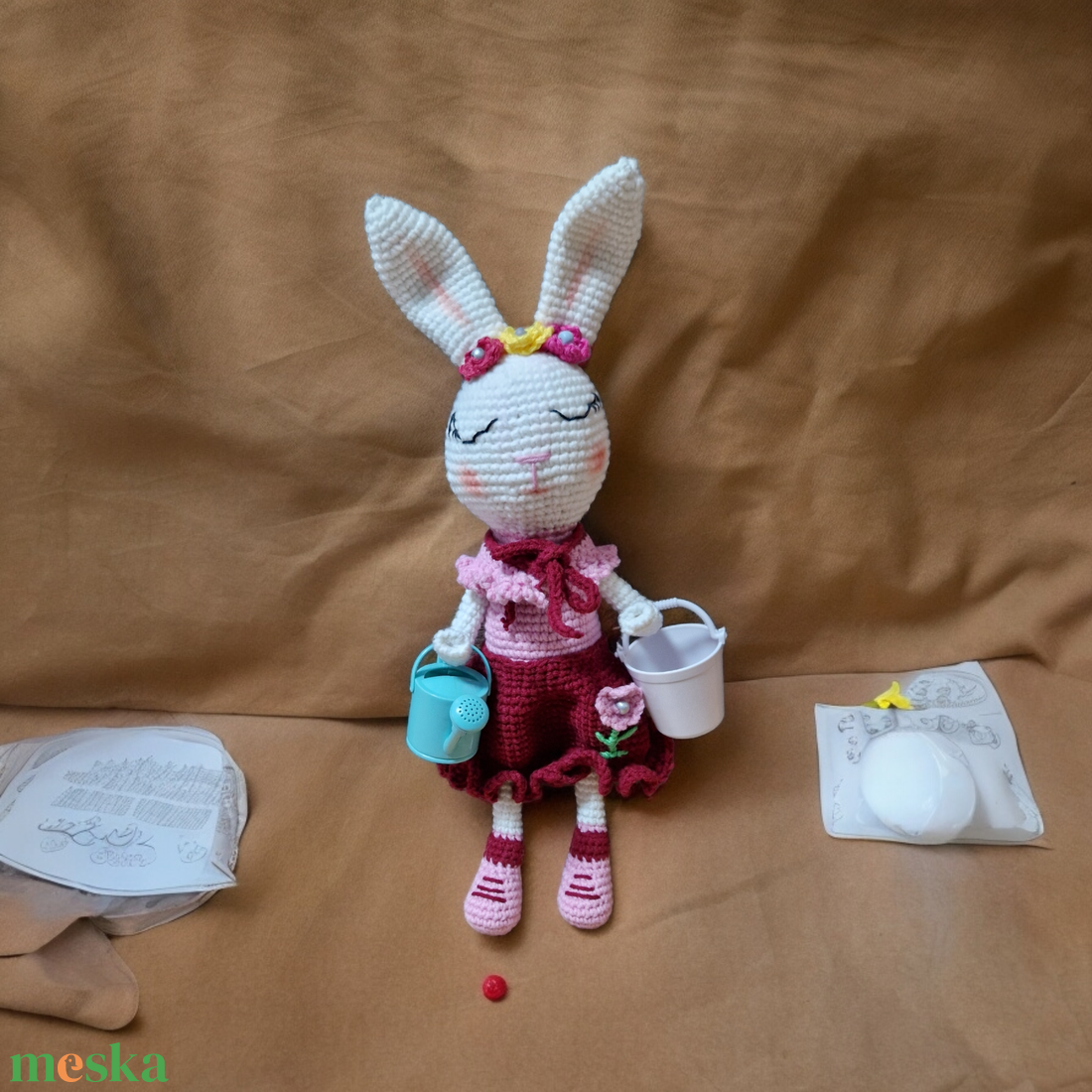 Vivi a szende nyuszi amigurumi technikával kézzel horgolt - játék & sport - plüssállat & játékfigura - nyuszi - Meska.hu Vivi a szende nyuszi amigurumi technikával kézzel horgolt - játék & sport - plüssállat & játékfigura - nyuszi - Meska.hu