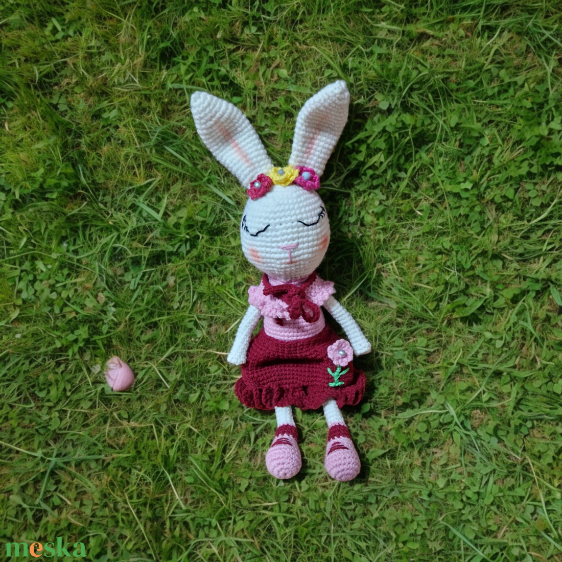 Vivi a szende nyuszi amigurumi technikával kézzel horgolt - játék & sport - plüssállat & játékfigura - nyuszi - Meska.hu Vivi a szende nyuszi amigurumi technikával kézzel horgolt - játék & sport - plüssállat & játékfigura - nyuszi - Meska.hu