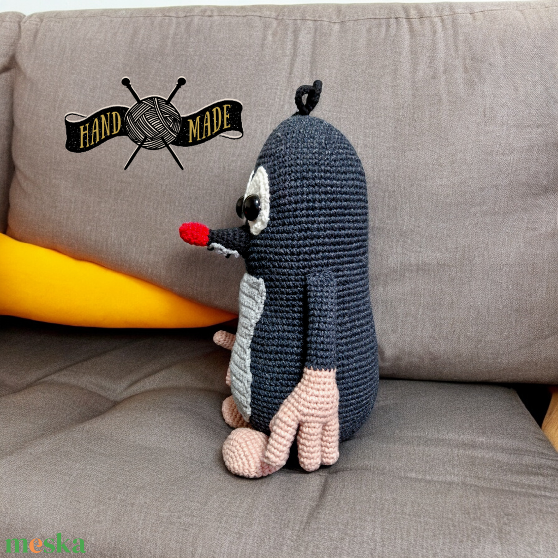 A kisvakond amigurumi horgolt - játék & sport - plüssállat & játékfigura - más figura - Meska.hu A kisvakond amigurumi horgolt - játék & sport - plüssállat & játékfigura - más figura - Meska.hu