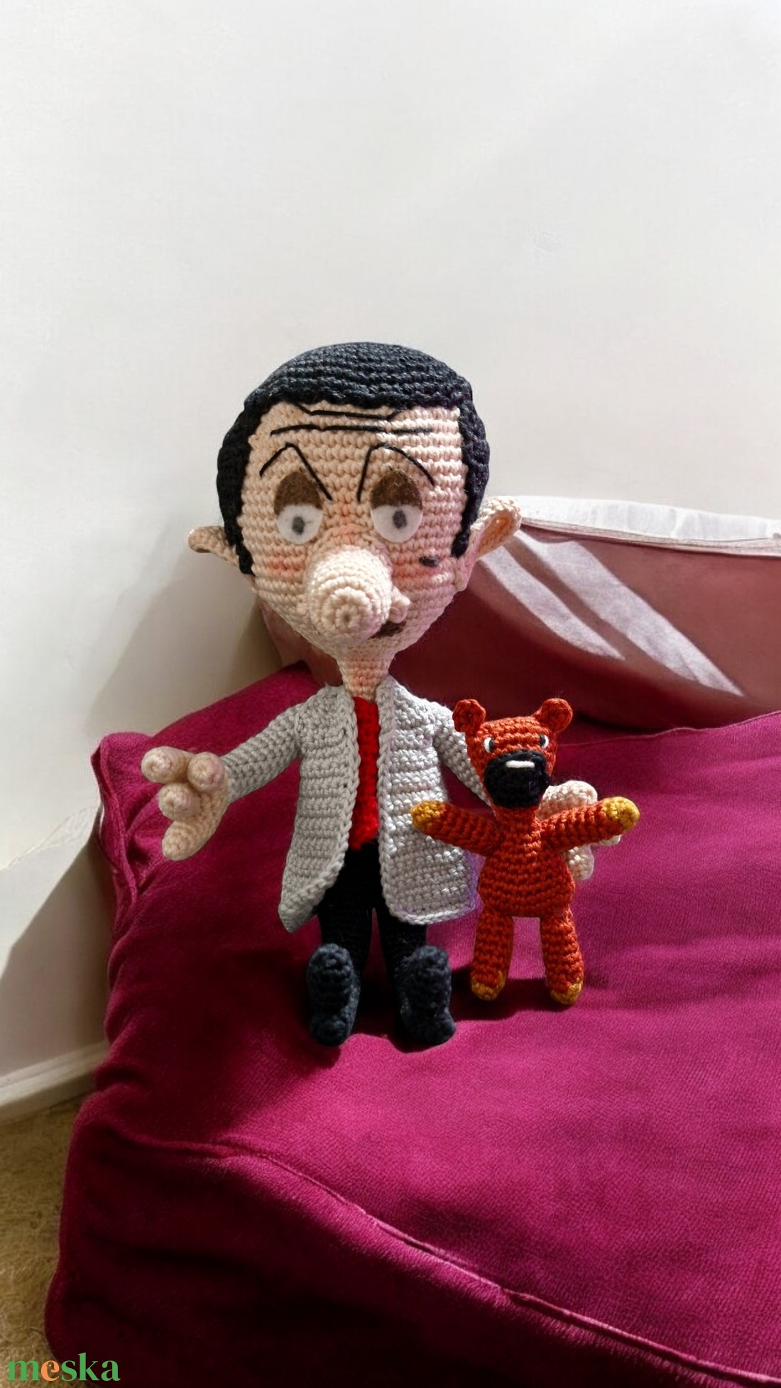 Mr.Bean mese és Teddy macija figura - játék & sport - plüssállat & játékfigura - ember - Meska.hu Mr.Bean mese és Teddy macija figura - játék & sport - plüssállat & játékfigura - ember - Meska.hu