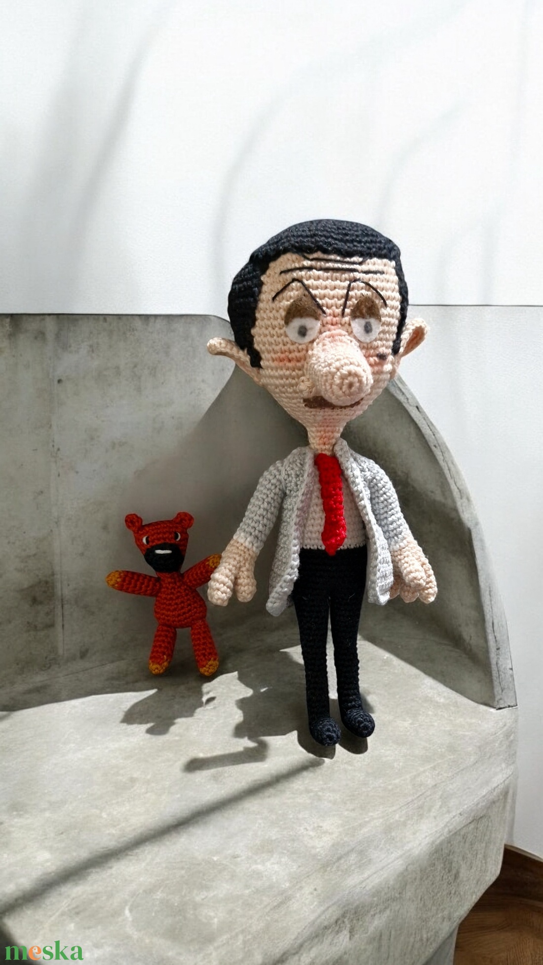Mr.Bean mese és Teddy macija figura - játék & sport - plüssállat & játékfigura - ember - Meska.hu Mr.Bean mese és Teddy macija figura - játék & sport - plüssállat & játékfigura - ember - Meska.hu