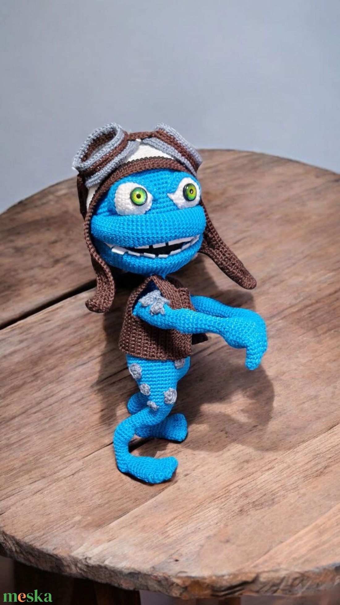Amigurumi horgolt Crazy Frog - játék & sport - plüssállat & játékfigura - béka - Meska.hu Amigurumi horgolt Crazy Frog - játék & sport - plüssállat & játékfigura - béka - Meska.hu