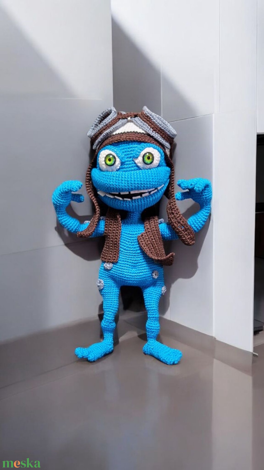 Amigurumi horgolt Crazy Frog - játék & sport - plüssállat & játékfigura - béka - Meska.hu Amigurumi horgolt Crazy Frog - játék & sport - plüssállat & játékfigura - béka - Meska.hu