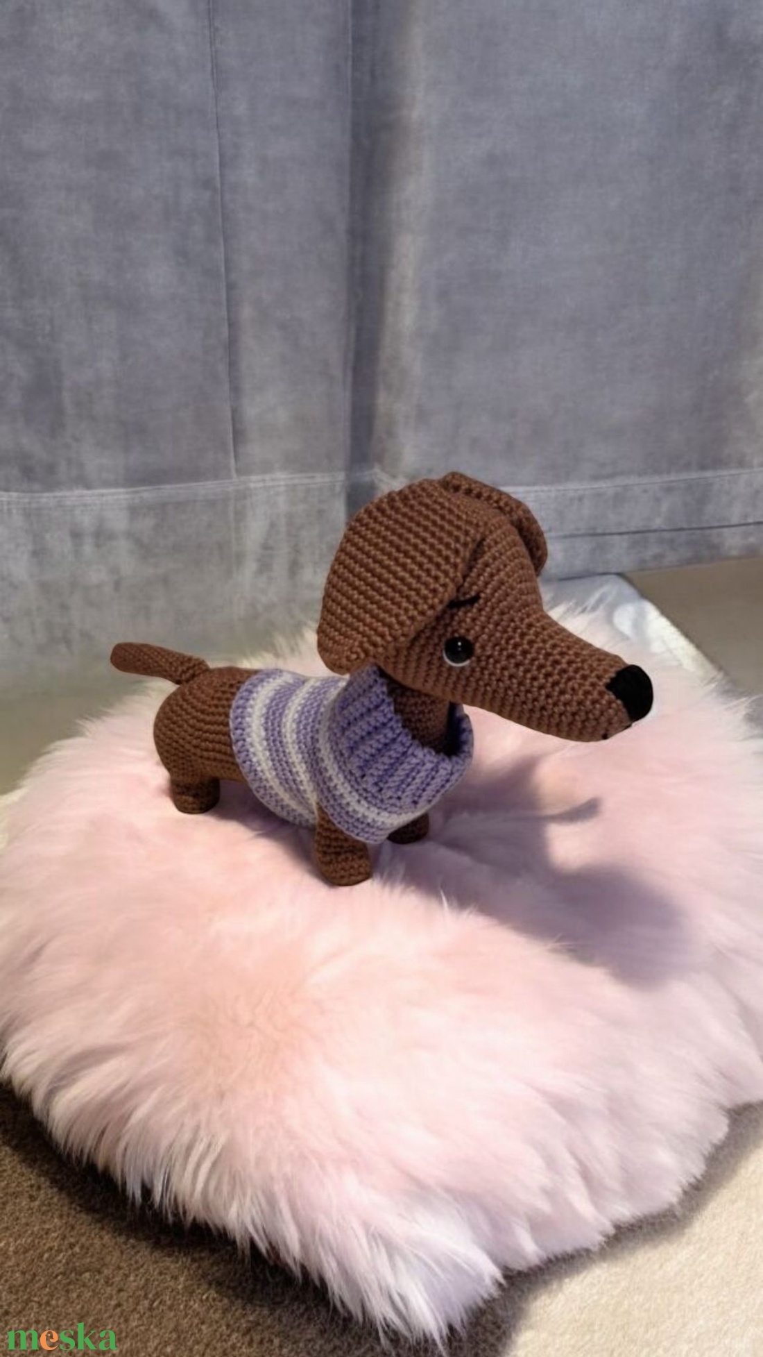 Amigurumi horgolt Tacskó - játék & sport - plüssállat & játékfigura - kutya - Meska.hu Amigurumi horgolt Tacskó - játék & sport - plüssállat & játékfigura - kutya - Meska.hu
