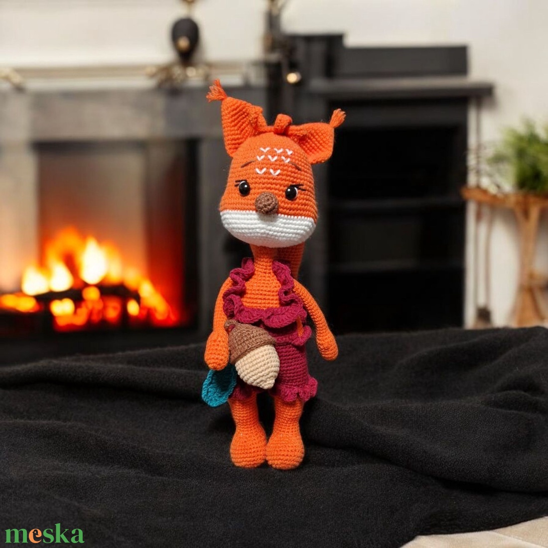 Amigurumi horgolt Mókus - játék & sport - plüssállat & játékfigura - más figura - Meska.hu Amigurumi horgolt Mókus - játék & sport - plüssállat & játékfigura - más figura - Meska.hu